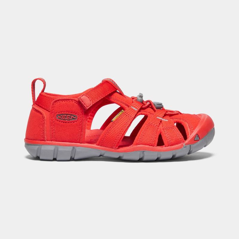 Sandalias Keen Seacamp II Cnx Para Niños Rojos - Sandalias Keen Mexico (925730-PEK)